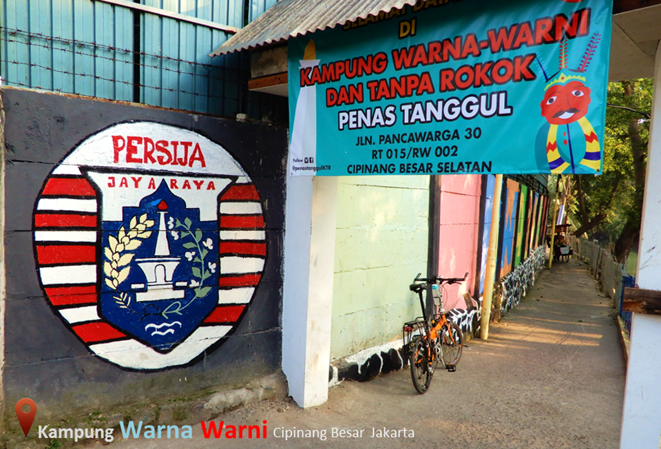 Kampung Warna Warni di Jakarta ini Tanpa Asap Rokok